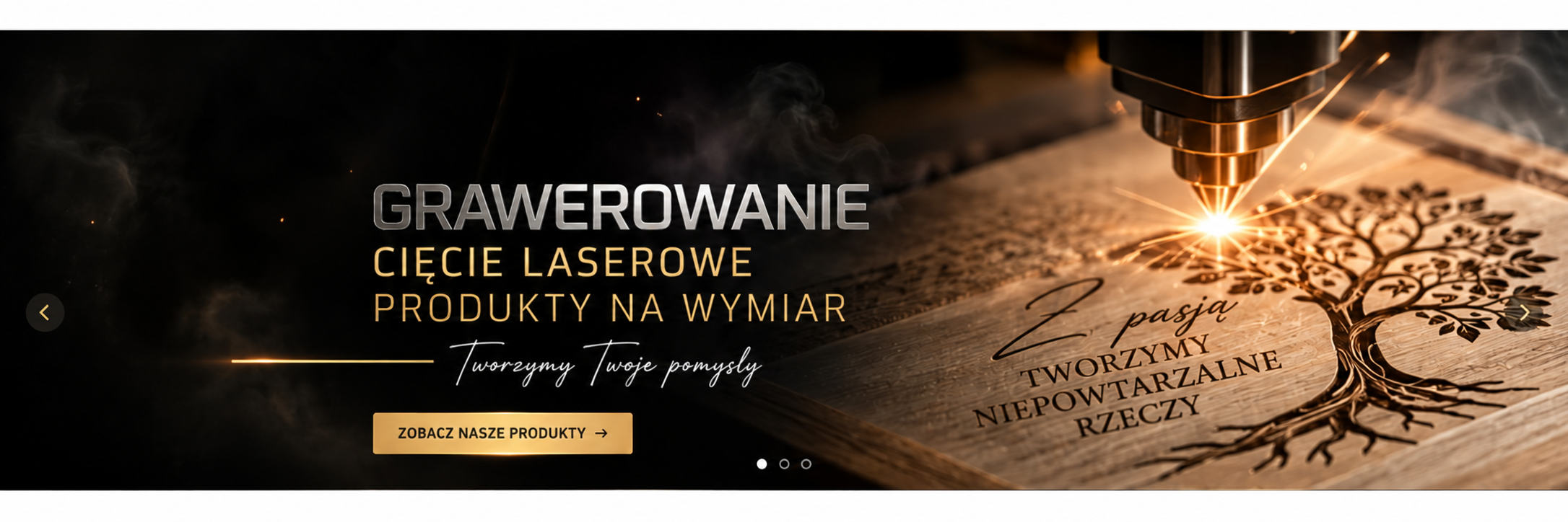 Grawerowanie, cięcie laserowe i produkty na wymiar